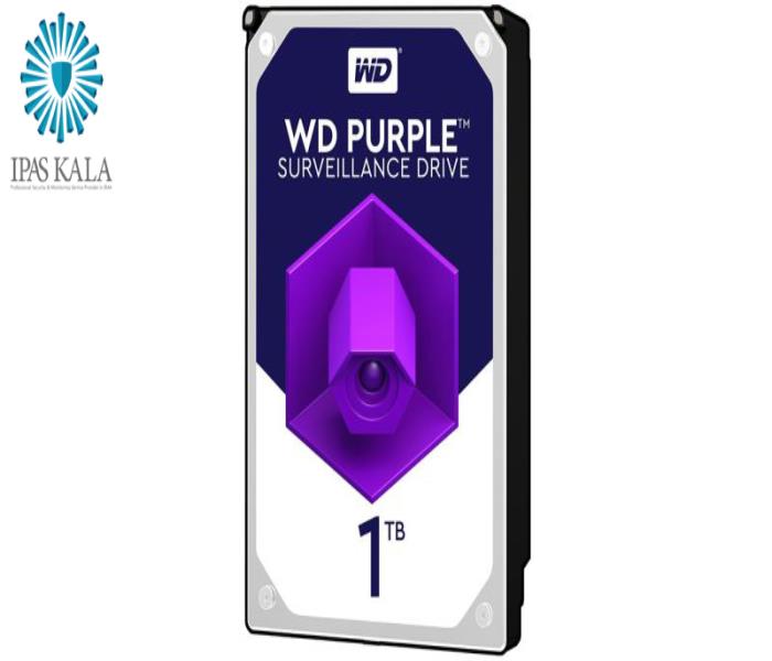 هارددیسک اینترنال ظرفیت 1 ترابایت وسترن دیجیتال مدل Purple WD10PURZ