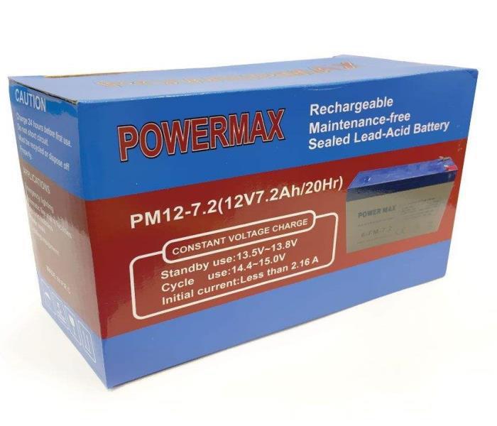 باتری 7.2 آمپر powermax