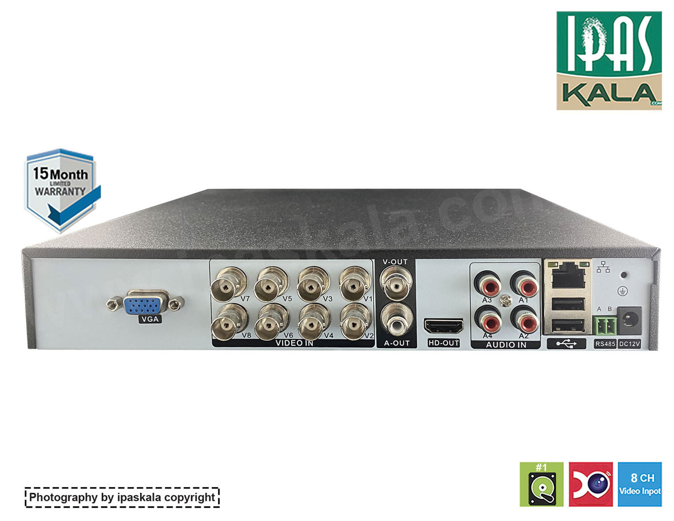 DVR YNG-Hi804 SB- دستگاه DVR 8CH فرانگر الکترونیک