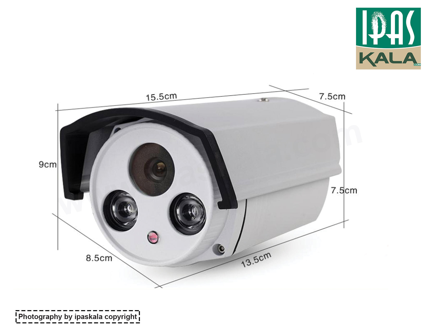 دوربین مداربسته AHD - بولت 2مگا پیکسل - مدل 2LED