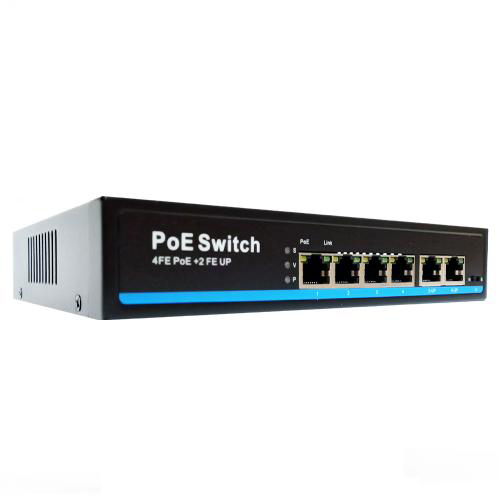 سوئیچ 4 پورت POE مدل H-one Switch S1004P-2F