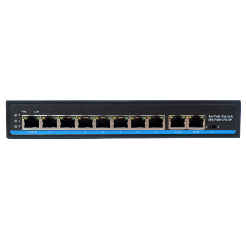 سوئیچ 8 پورت POE مدل H-one Switch S1008P-2F