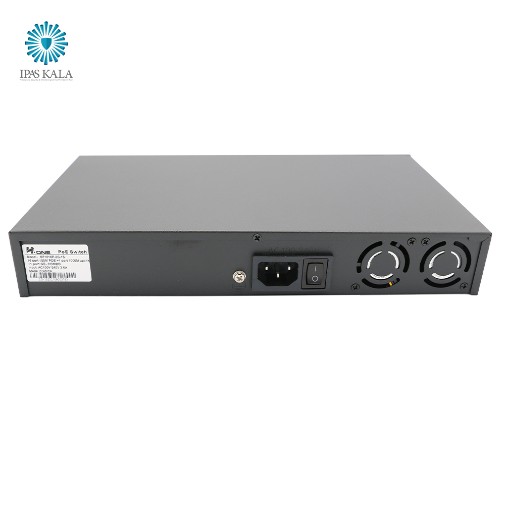 سوییچ 16 پورت POE اچ وان مدل H-one Switch SF1016P-2G-1S