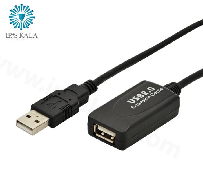 کابل افزایش USB2.0 برند دی نت به طول 20 متر D-net