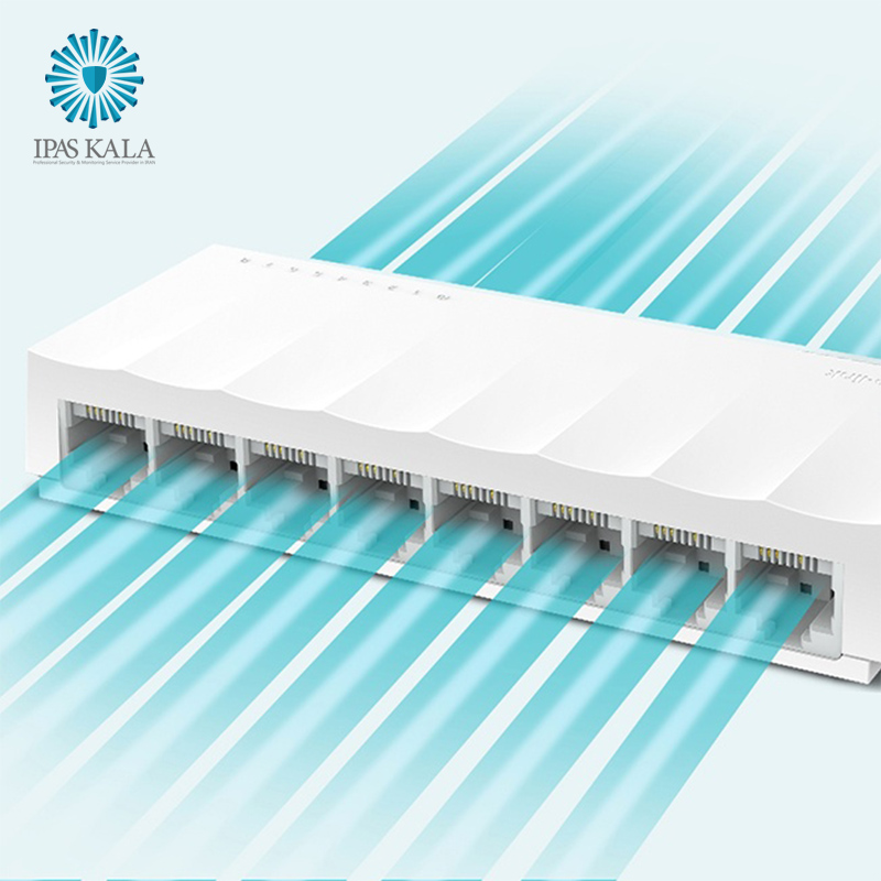 سوییچ هشت پورت TP_LINK LS1008  گارانتی 36 ماه پارس ارتباط
