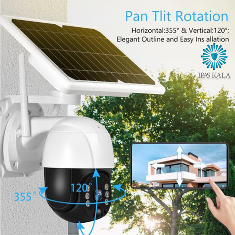 دوربین سیم کارتی خورشیدی Solar V380 اسپیددام