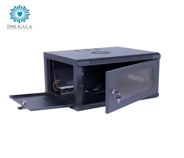 رک دیواری 7 یونیت عمق 45 درب جانبی کبیرصنعت