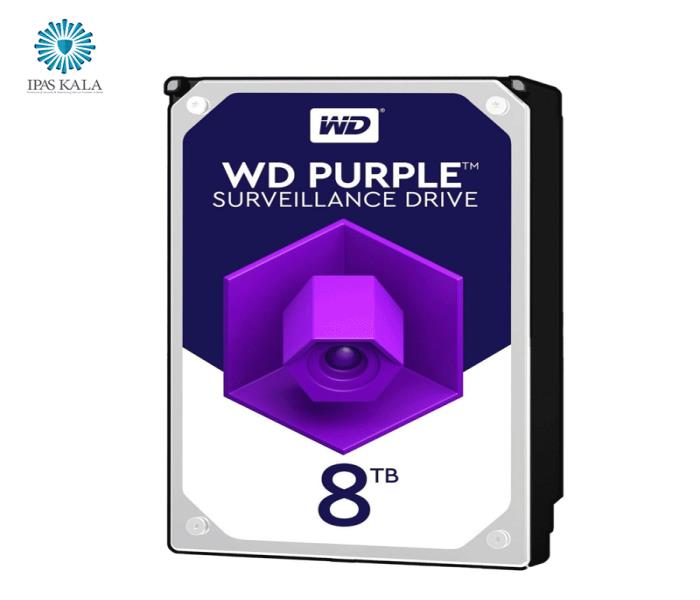 هارددیسک اینترنال وسترن دیجیتال مدل Purple WD80PURZ ظرفیت 8 ترابایت