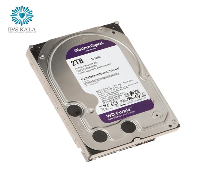 هارددیسک اینترنال وسترن دیجیتال مدل Purple WD20PURX ظرفیت 2 ترابایت گارانتی پارس ارتباط