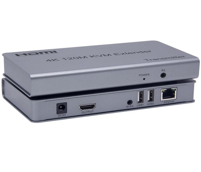 اکستندر HDMI و USB تا 120 متر روی شبکه دارای قابلیت انتقال صدا
