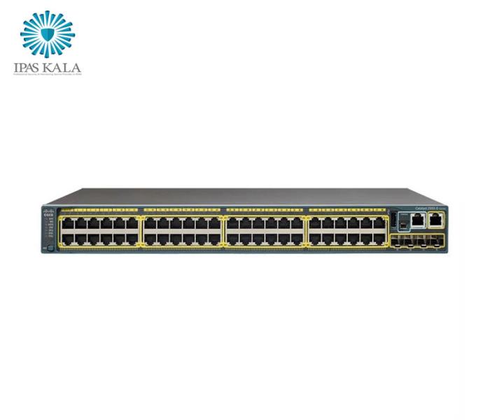 سوئیچ شبکه PoE سیسکو 48 پورتی WS-C2960S-48FPS-L
