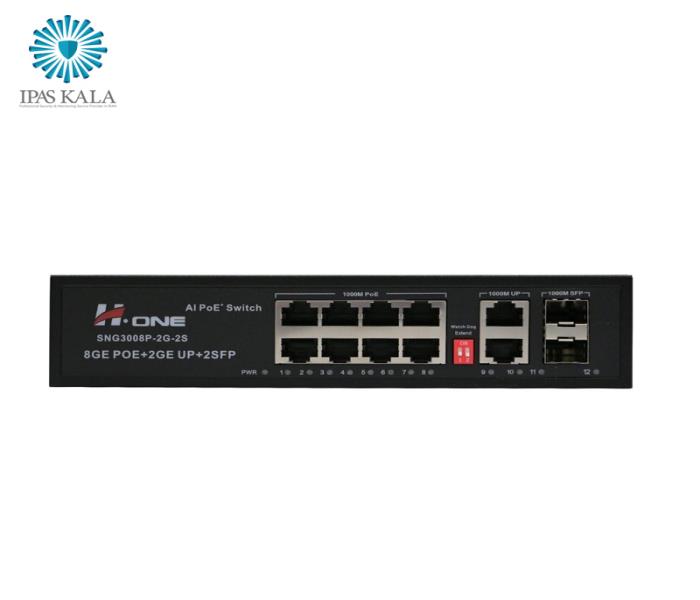 سوییچ 8 پورت اچ وان POE مدل H.One Switch SNF2008P-2G-1S